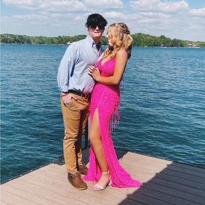 Hot pink, Sherri Hill prom dress